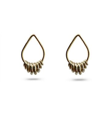Greyewolfe Two-Tone Teardrop Waterfalls - Metallic