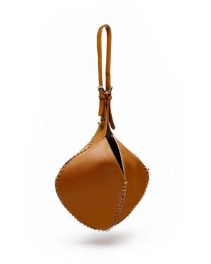 Danni Ro Neutrals Virginia Rhombus Bag - Brown