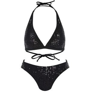 Cherina Beachwear Llc The Monroe Classic Bikini Set - Black