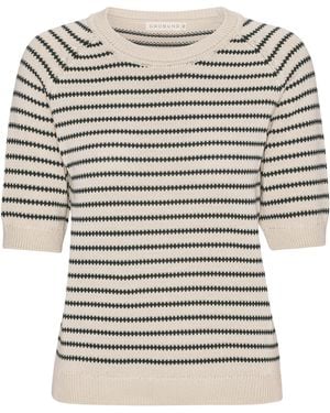 GROBUND Ida Knit Tee - Grey