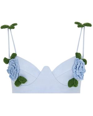 Herfetch Resort Bra Top - Blue