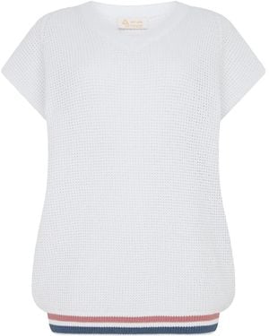 Hay Life Knitted Tank - White