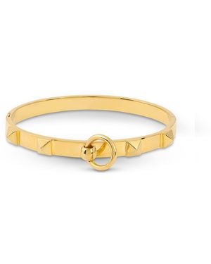 Amadeus Pyramid Stud Bangle - Metallic