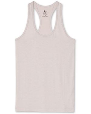 On/Off Essentials Neutrals Bamboo Scoop Neck Tank - White