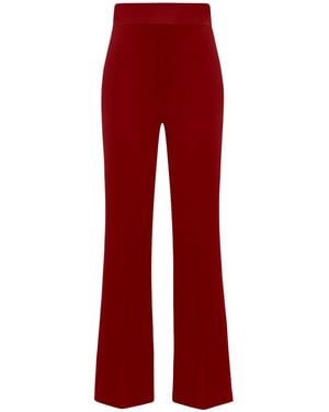 Tia Dorraine High-Waist Flared Pants