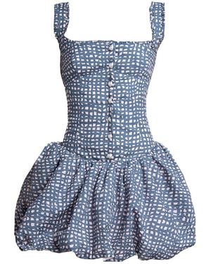28Natelier Hearts & Halos Dress - Blue
