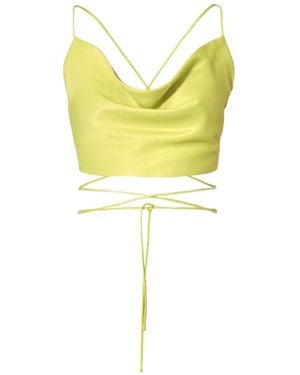 AGGI by HALEWSKI Lucia Wild Lime Top - Yellow