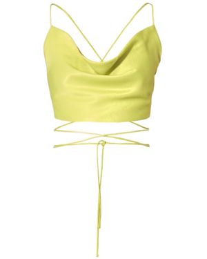 AGGI by HALEWSKI Lucia Wild Lime Top - Yellow
