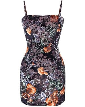 Sanctumum Rocky Mini Bodycon Dress - Blue