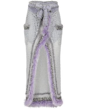 Andreeva Handmade Knit Skirt - Grey