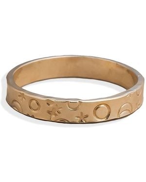 Kate Koel Cigar Galaxy Thick Band Ring - Metallic