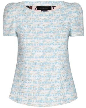 RUE AGTHONIS Melon Top - Blue
