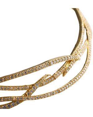 Stephanie Browne Australia Iris Headpiece - Metallic