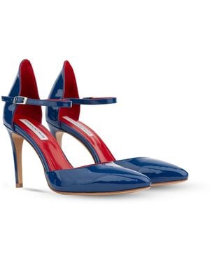 Rosamund Muir London Lumina Patent Heels - Blue