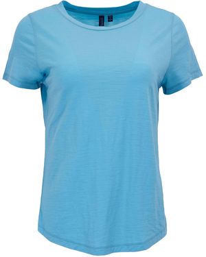 lords of harlech Katherine Cap Sleeve Top - Blue