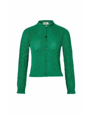 Par & Escala Solera Cardigan - Green