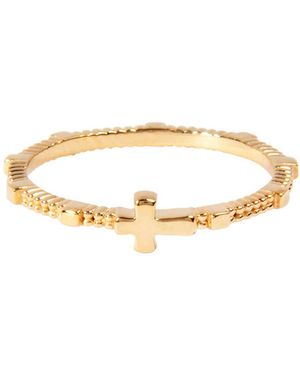 Belinda Jewelz Grace Cross Ring - Metallic