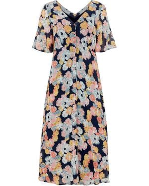 Emily and Fin Fleur Summer Marigolds Dress - Blue