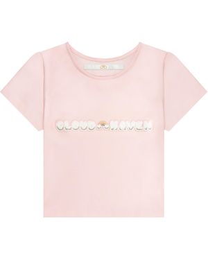 Cloud Haven Baby Tee - Pink