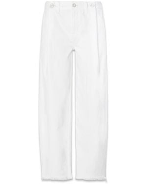 NOEND Adeline Cropped Barrel - White