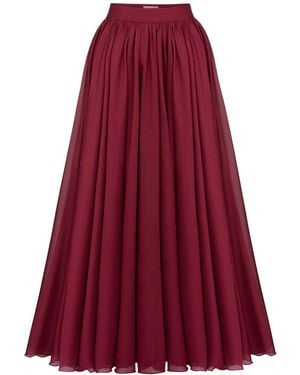 Elsava Aura Skirt Burgundy - Red