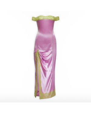 Maison sél The Poison Ivy Dress - Purple