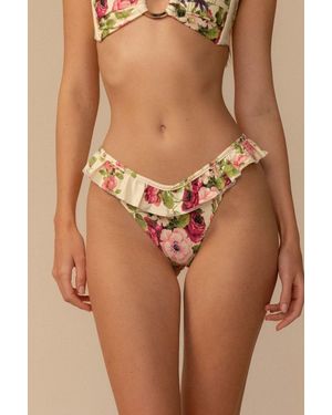 Montce Bouquet Luana Bikini Bottom - Brown