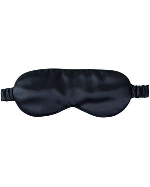 Soft Strokes Silk Pure Mulberry Silk Eye Mask Set Of Two - Blue
