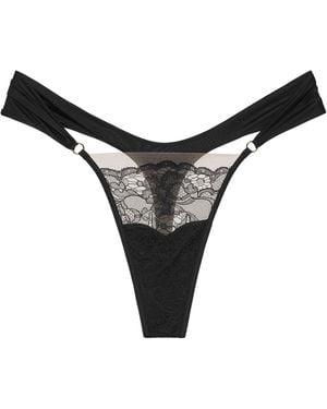 Perilla Lingerie Elin Thong - Black