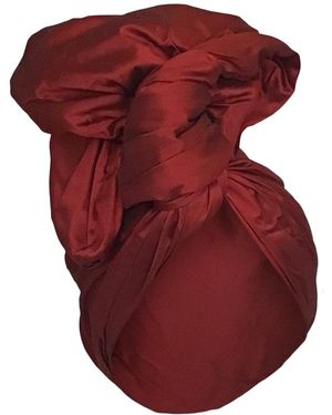 Romer Millinery Twisturban Turban - Red