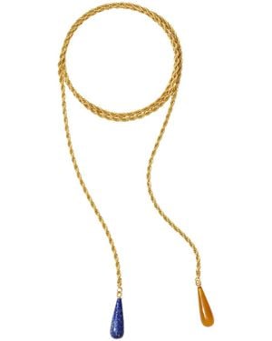 Alexie of Athens Ritual Tie Lariat - Metallic
