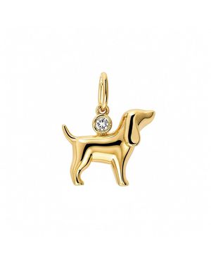 Belinda Jewelz Gemstone Dog Charm - Metallic