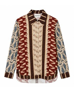 Helmstedt Karla Shirt Patchwork Of Dreams - Brown