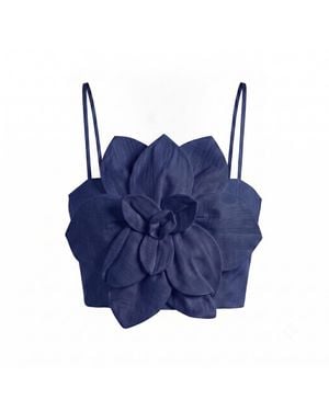 Yumi Kim Sahara Linen Top - Blue