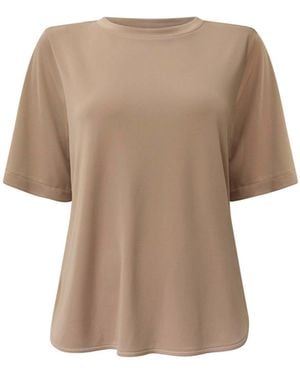 James Lakeland Jersey Camel T-Shirt - Natural