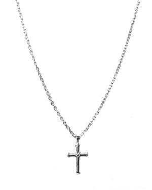 Other Knotted Cross Necklace - Metallic