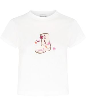 Wild Lovers Roselie Baby Tee - White