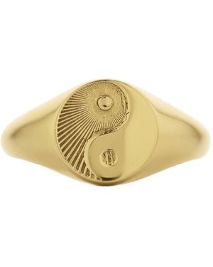 Zoe & Morgan Yin Yang Ring - Yellow