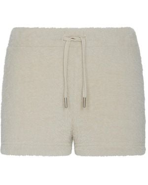 No'design Neutrals Noa Ecru Mini Shorts - White