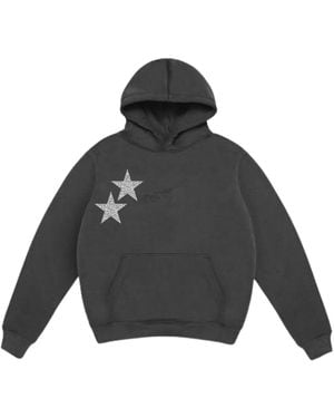 Aura & Co Glitter Star Hoodie - Gray