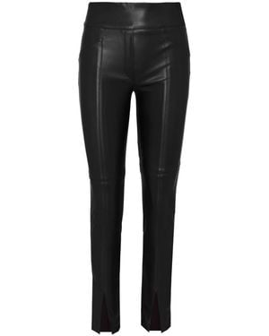 The Extreme Collection Berenice Moka Faux Leather Pants - Black