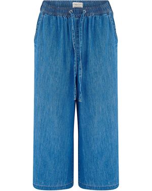 Sugarhill Annemarie Cropped Pants, Mid Denim - Blue