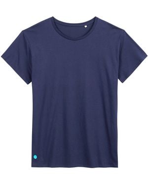 Lounge Organic Cotton T-Shirt - Blue