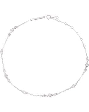 BLOOMTINE | Earth Angel HQ Illuminess Premium Sterling Sparkle Anklet - Metallic