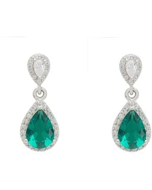 LÁTELITA London Phillippa Drop Earrings Emerald - Green