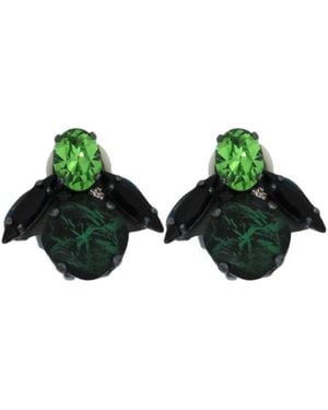 Vickisarge The Spooky Bee Earrings - Black
