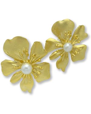 Eunoé Flor Earrings - Yellow