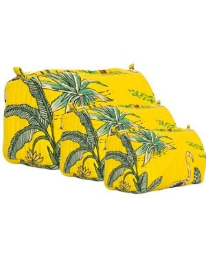 Conscious Yoga Collective The Jungle Three Piece Travel Set - Yellow