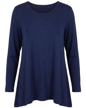 Adrift Clothing Long Sleeve Swing Tee - Blue