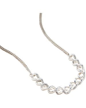 Posh Totty Designs Double Chain Necklace - Metallic